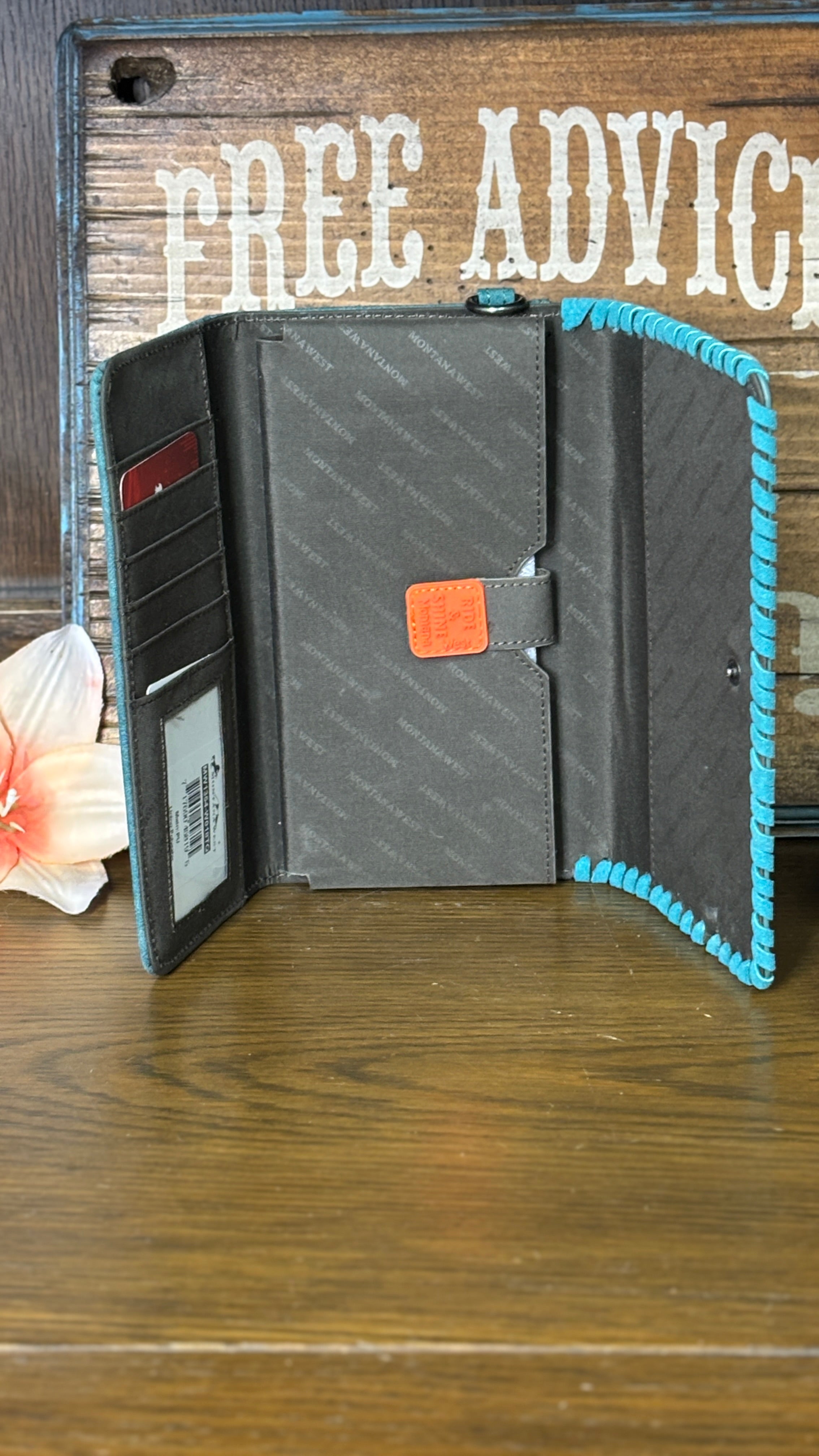 MW Tooled Aztec Collection Wallet - Henderson's Western Store