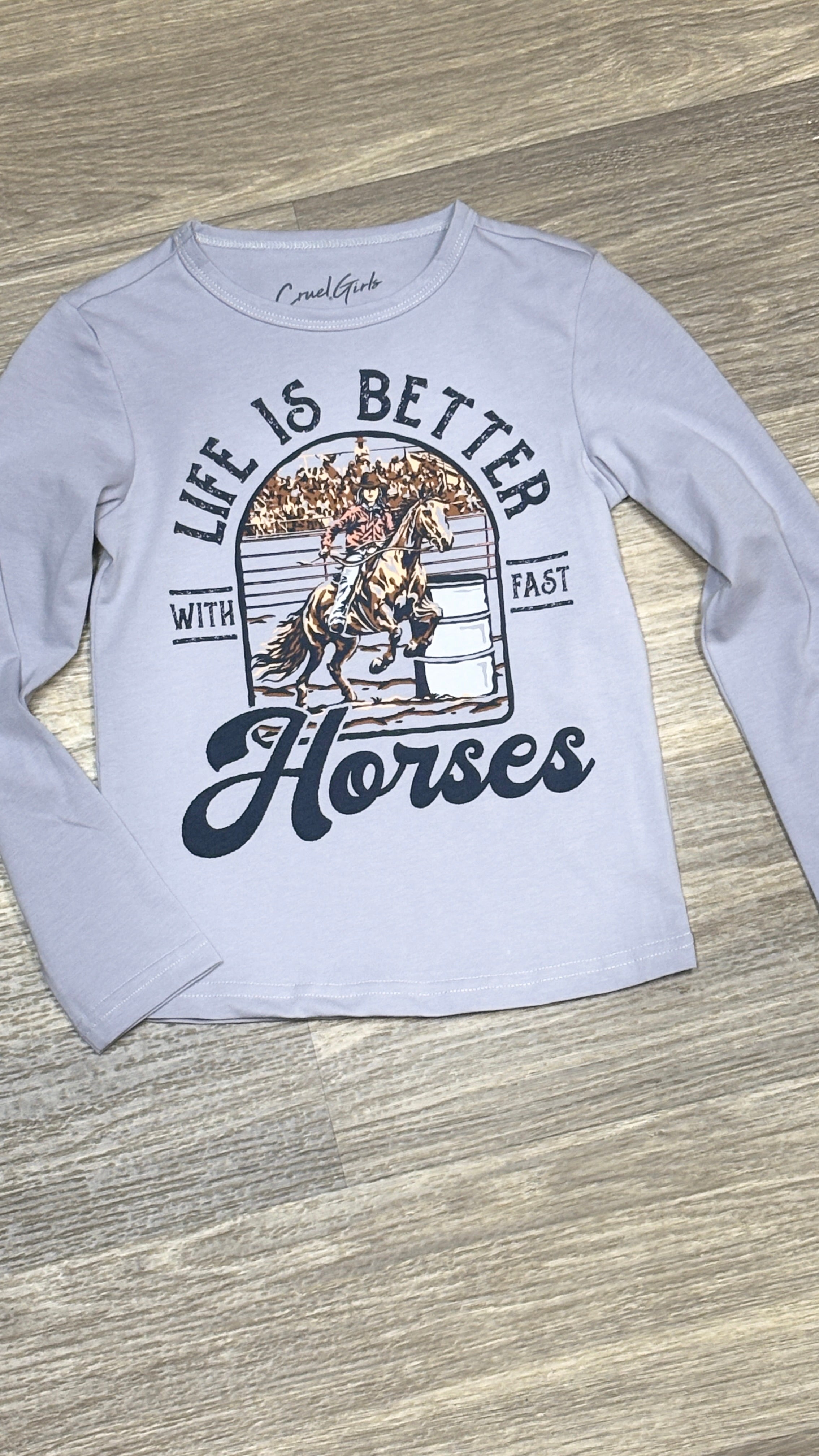 Life is Better With Fast Horses Tee - Henderson's Western Store