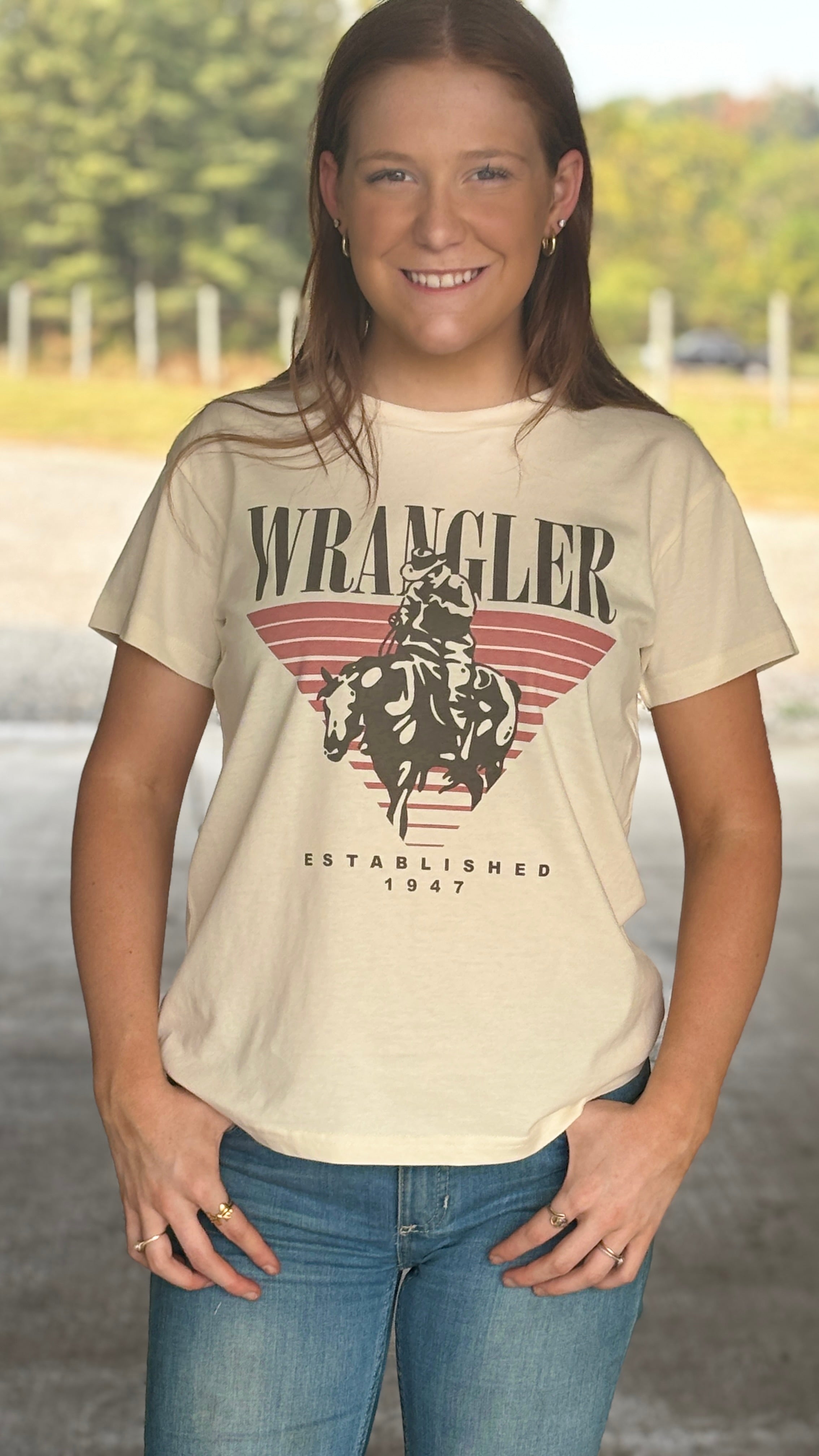 Ladies Wrangler Retro Tee - Henderson's Western Store