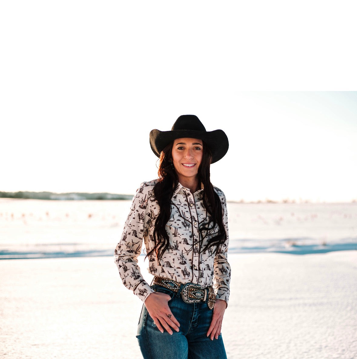 Ladies Wild West Print by Rock & Roll - Henderson's Western Store