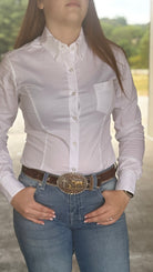 Ladies Rock & Roll  Solid ~ White - Henderson's Western Store