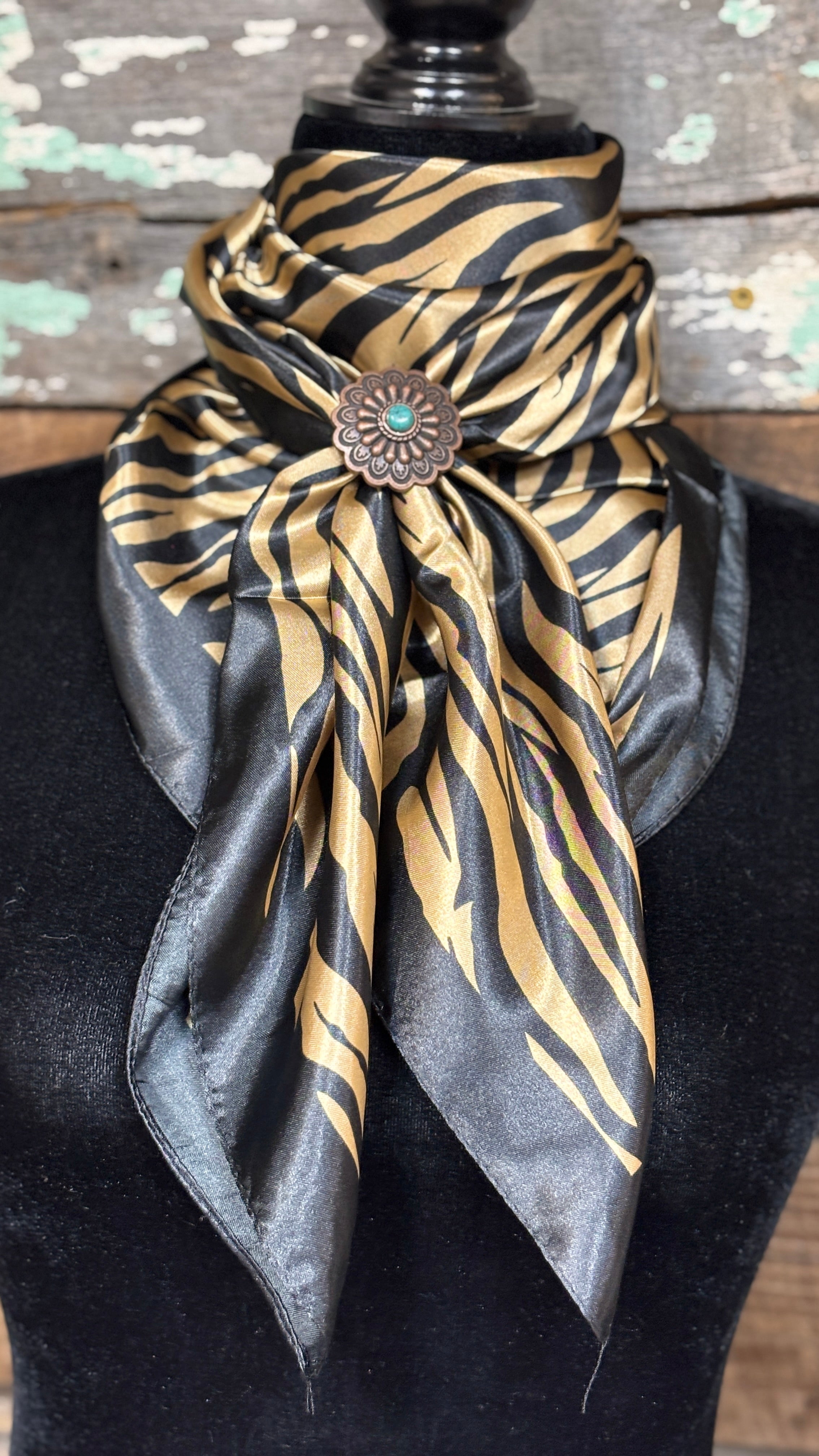 Liberty Leopard Wild Rag/ Scarf - Henderson's Western Store