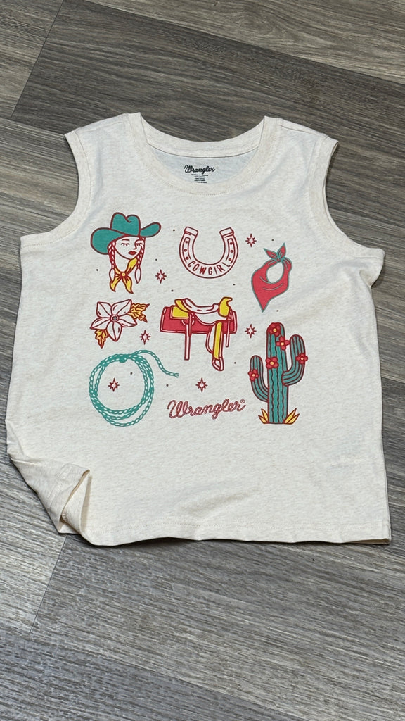 Girl's Wrangler Western Tank