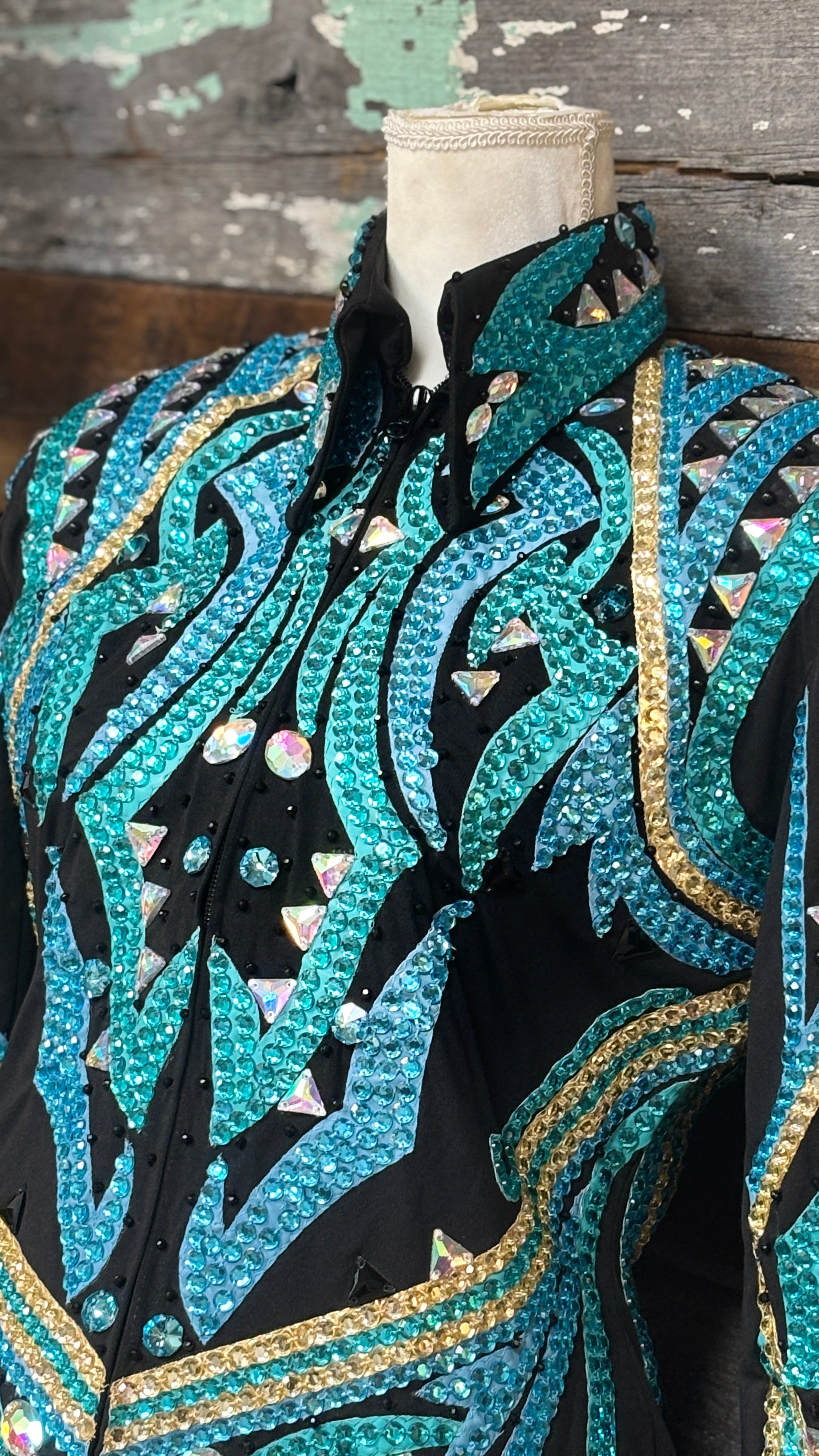 All Day  Show Jacket ~ Teal Green - Henderson's Western Store