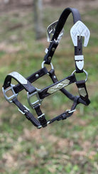 Dark Leather Show Halter  ~ Mini - Henderson's Western Store