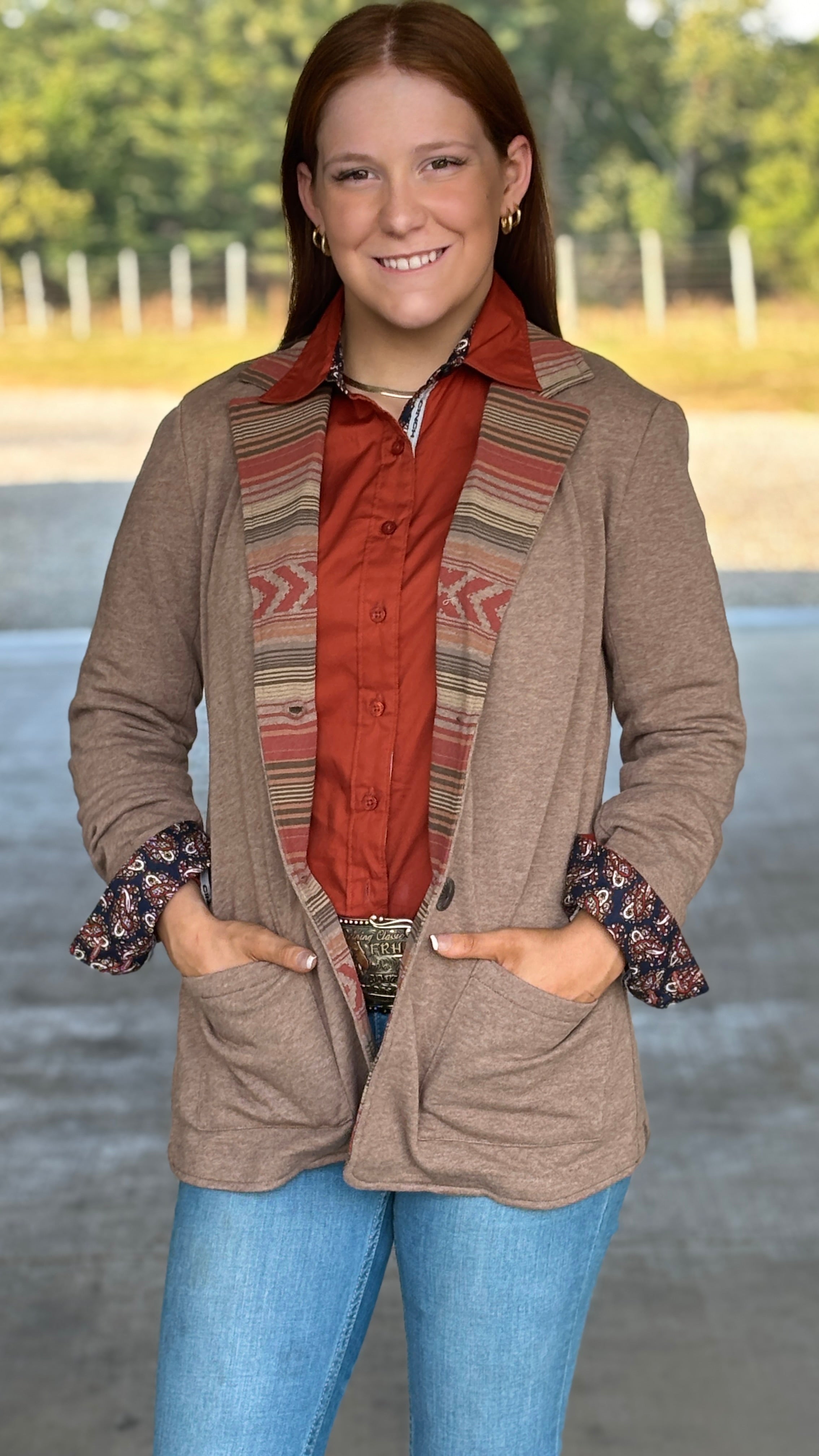 Cruel Girl Blazer ~ Stone - Henderson's Western Store