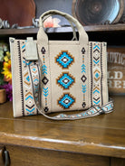 MW Aztec Print Crossbody ~ Tan - Henderson's Western Store