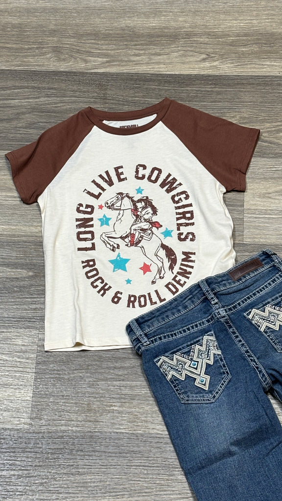Long Live Cowgirls Tee by Rock & Roll
