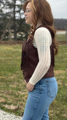 Soft Knit Lace High Neck Layering Top - Henderson's Western Store