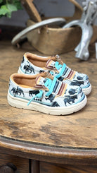 Ariat Lil' Stompers Casual Boots ~ Buffalo Print - Henderson's Western Store