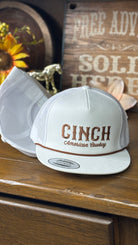 Cinch Ball Cap ~  White - Henderson's Western Store