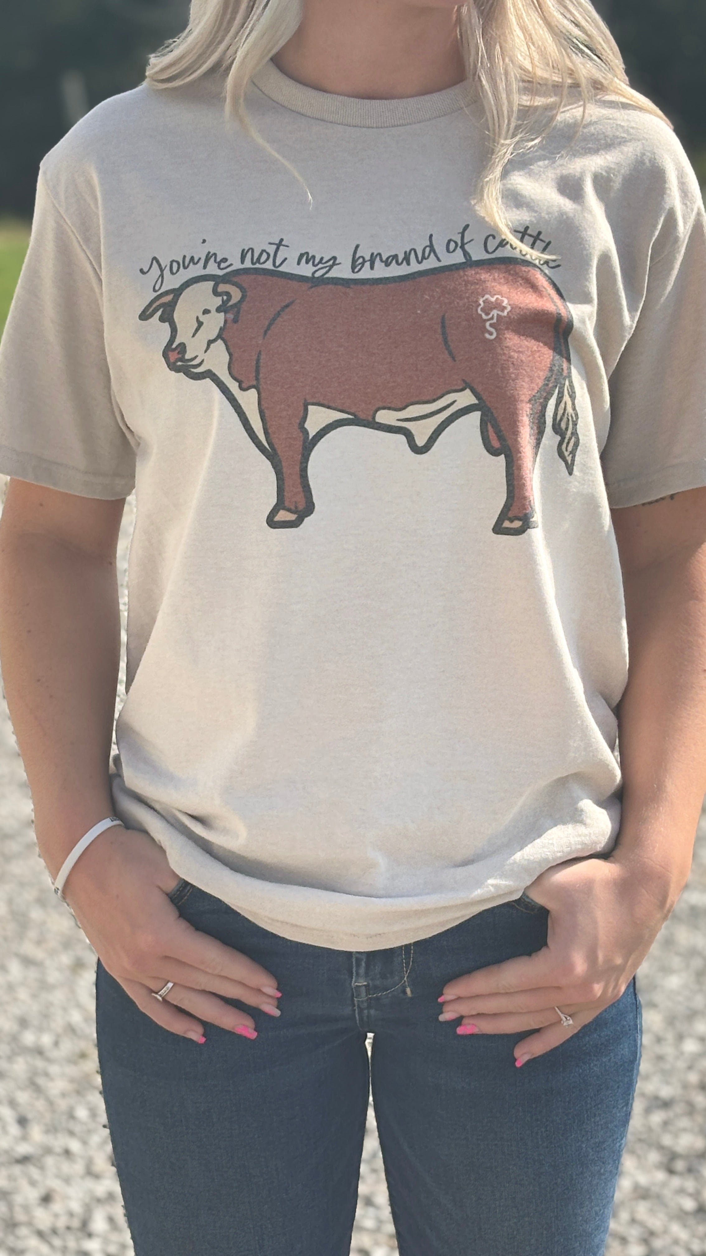 You’Re Not My Brand of Cattle Tee - Henderson's Western Store