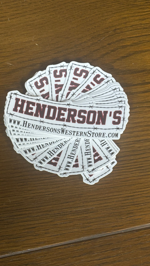 Henderson's Sticker