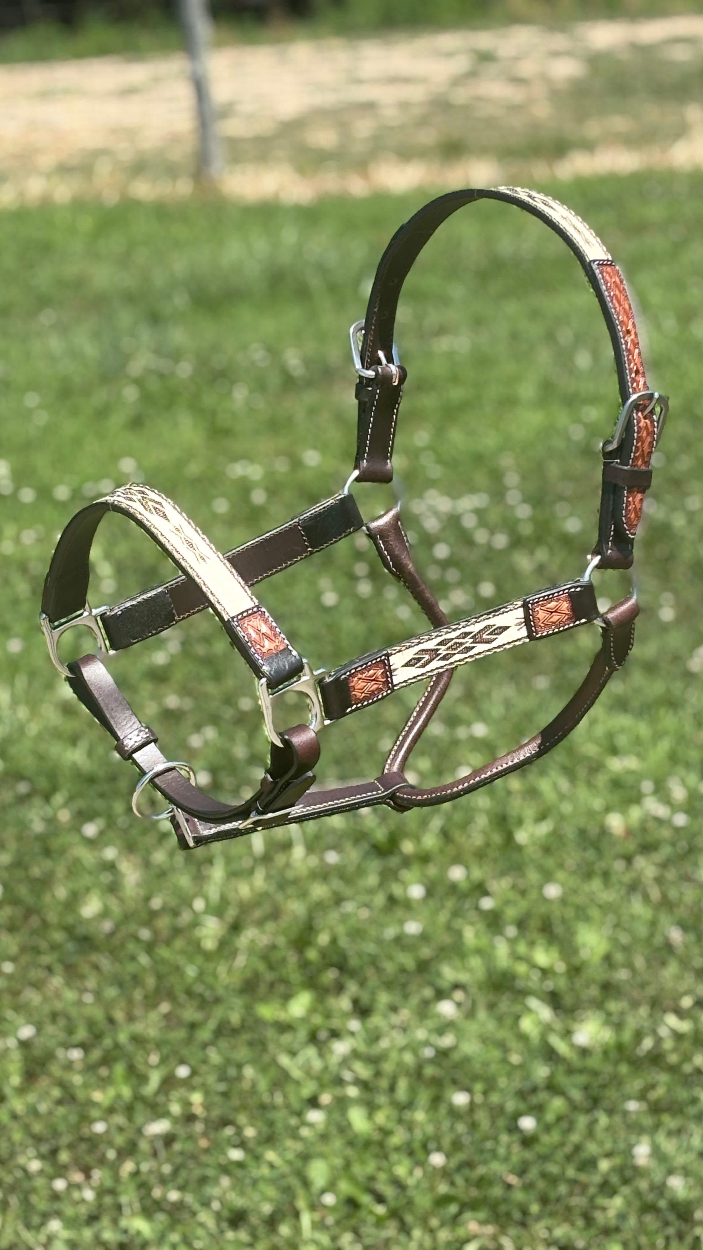 Sacred Sierra Leather Halter - Henderson's Western Store