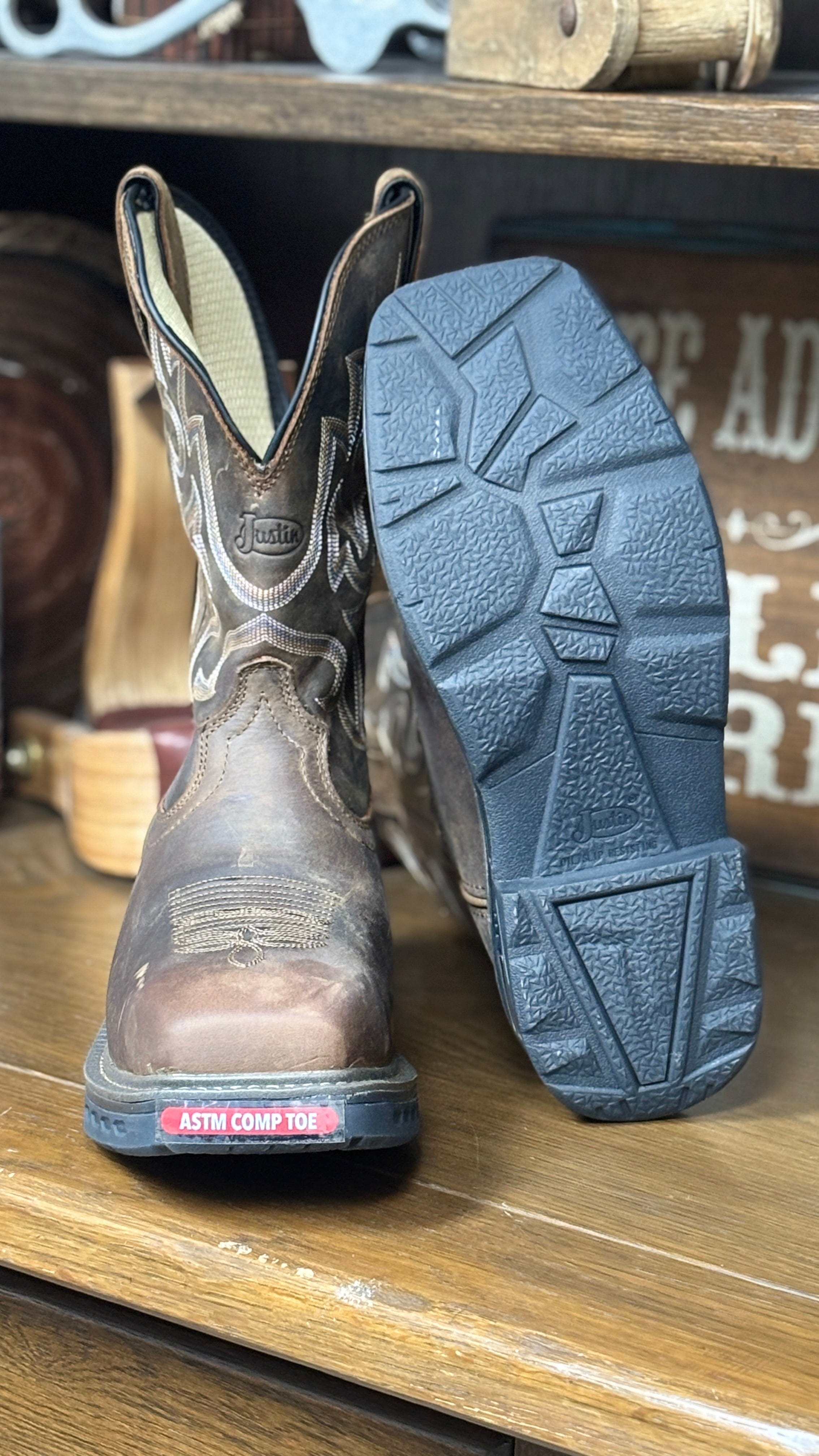 Rigman Waterproof Boots by Justin - Henderson's Western Store
