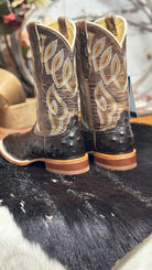 Cheyenne Chocolate Ostrich by Tony Lama - Henderson's Western Store