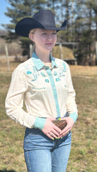 Cowgirl Retro Embroidered Shirt by Panhandle - Henderson's Western Store