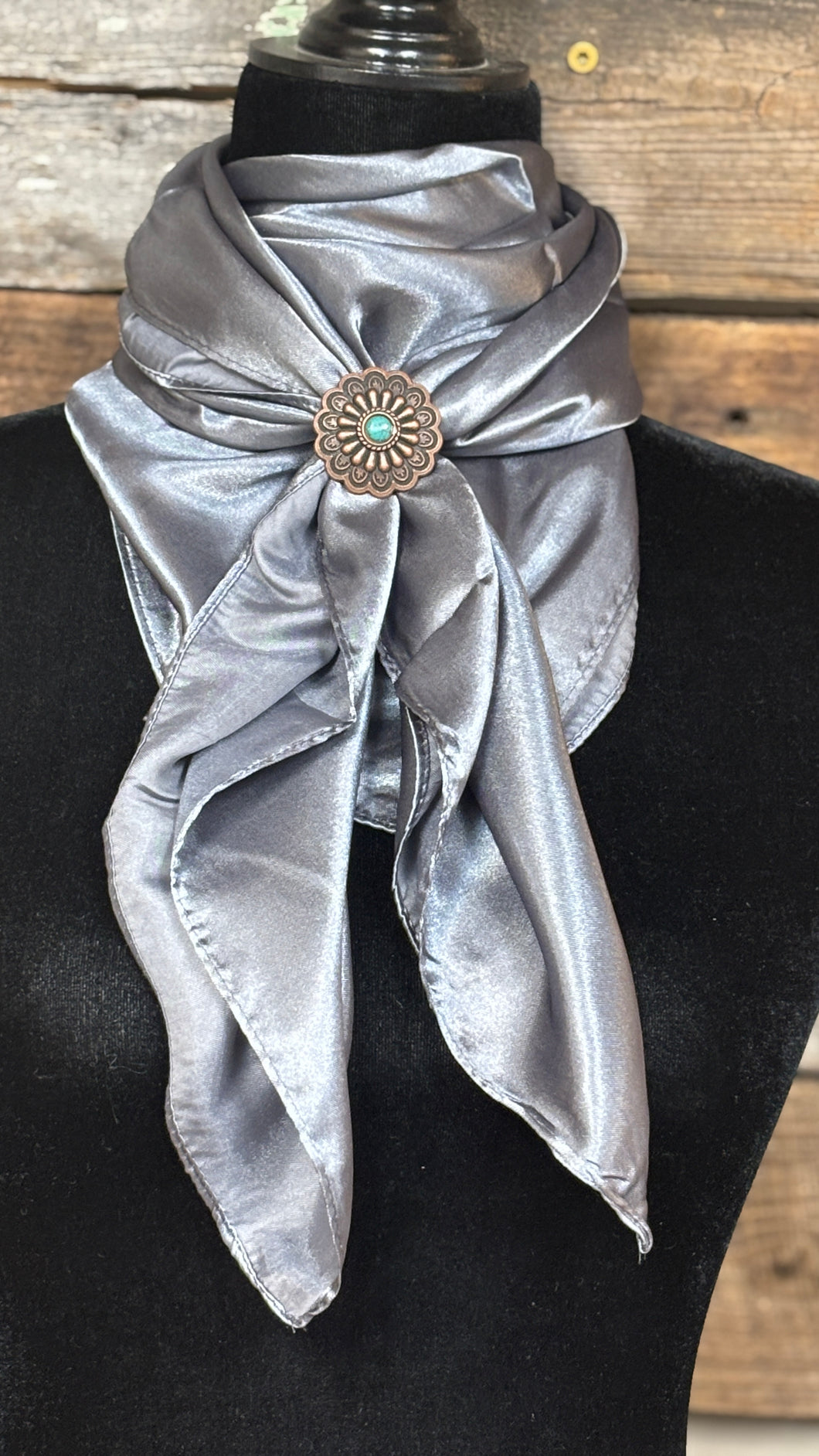 Rodeo Drive Wild Rags/Scarf ~ Charcoal - Henderson's Western Store