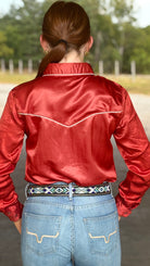 Retro Western Satin Shirt by Cruel Girl - Henderson's Western Store