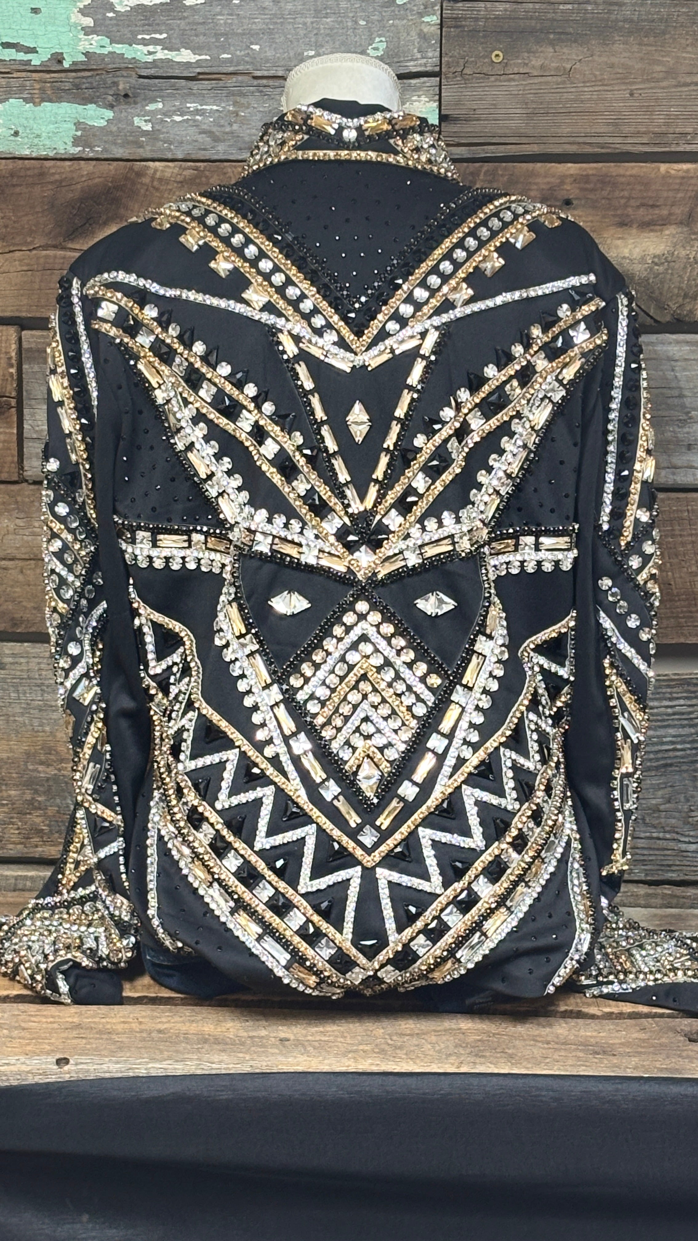 All Day  Show Jacket ~ Black & Gold - Henderson's Western Store