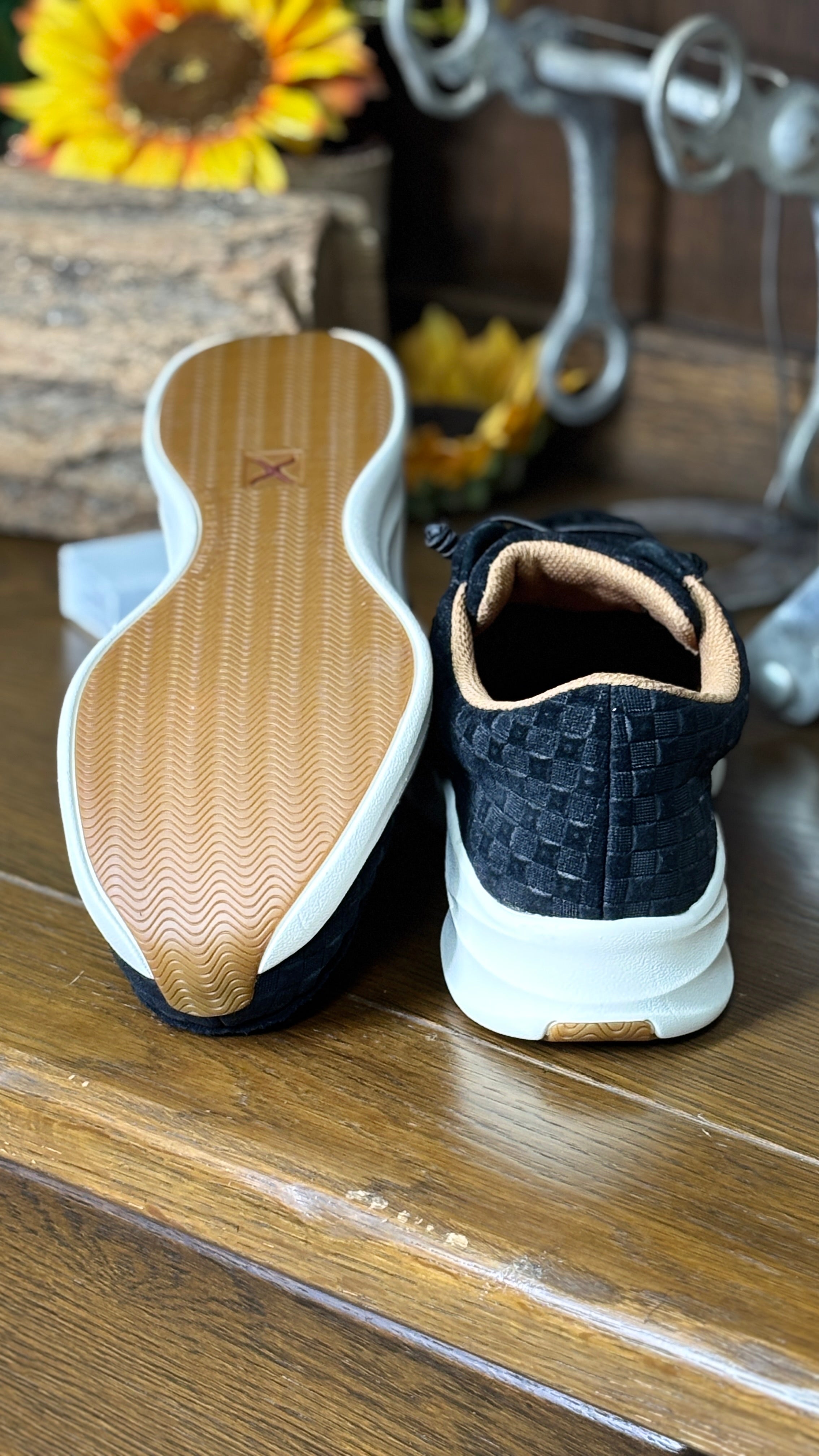 Feather X Casual Shoe by Twisted X ~ Black - Henderson's Western Store