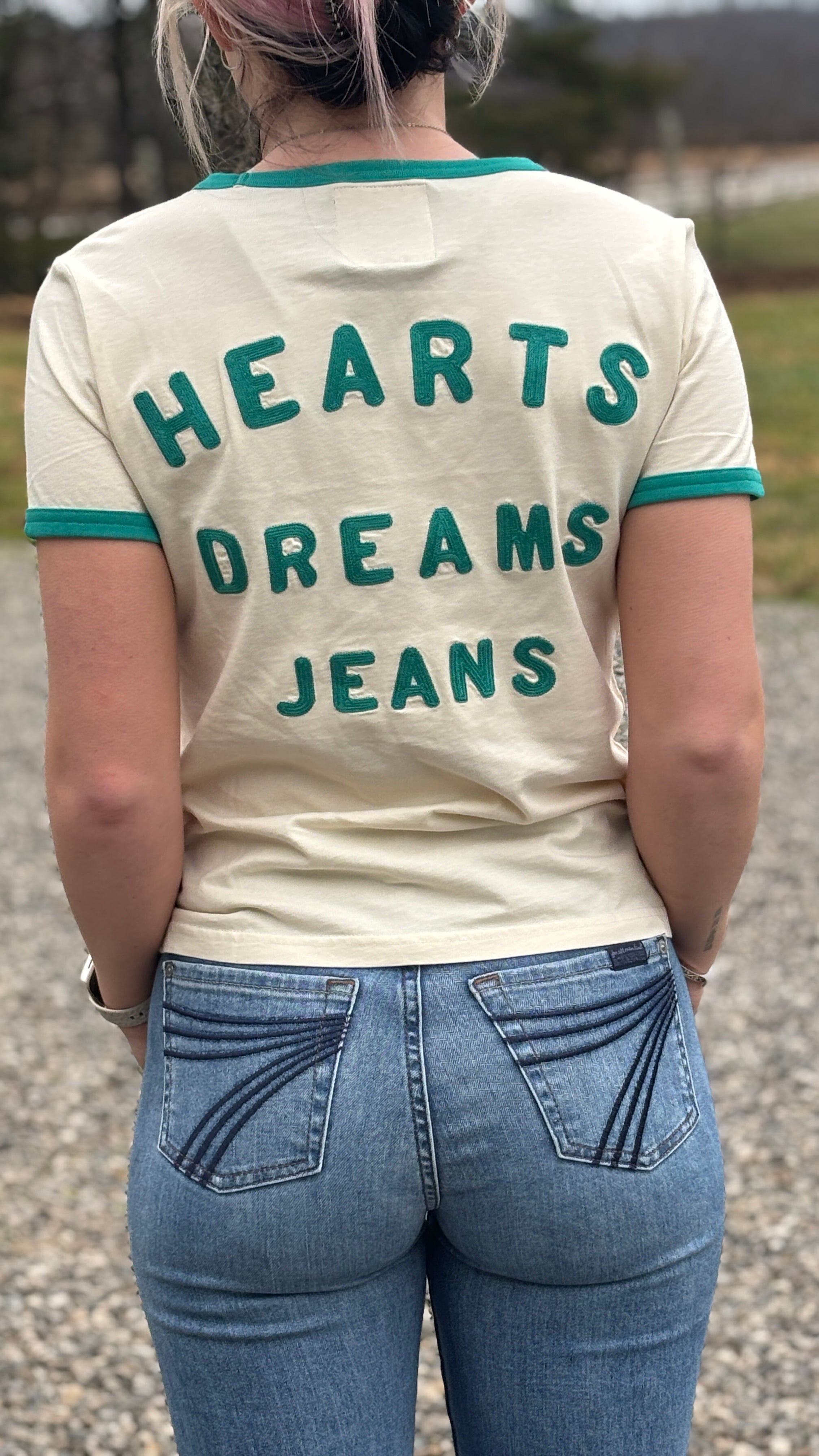 Lainey Wilson Good Jeans Tee by Wrangler X - Henderson's Western Store