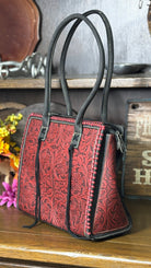 MW Tooled Concealed Carry Tote ~ Red - Henderson's Western Store