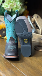 Salina Boots by Dan Post ~ Turquoise - Henderson's Western Store