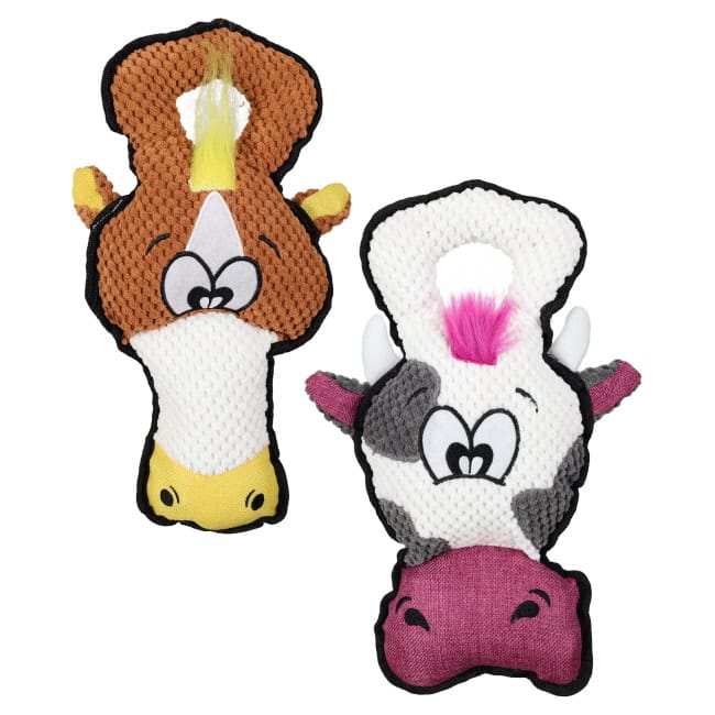 Barnyard Bash Squeaker & Handle Plush Dog Toy - Henderson's Western Store