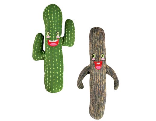 Western Plush Dog Toy ~ Cactus