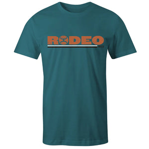 Load image into Gallery viewer, Men&#39;s Rodeo Tee by Hooey ~ Teal - Henderson&#39;s Western Store