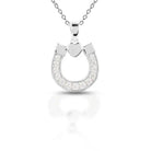 Kelly Herd Brass Heart Horseshoe Necklace - Henderson's Western Store