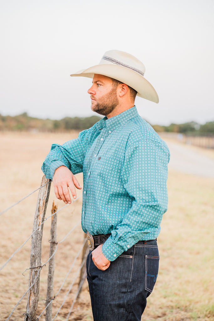 Rough Stock For Him ~ Turquoise - Henderson's Western Store