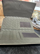 MW Embroidered Cactus Wallet ~ Green - Henderson's Western Store