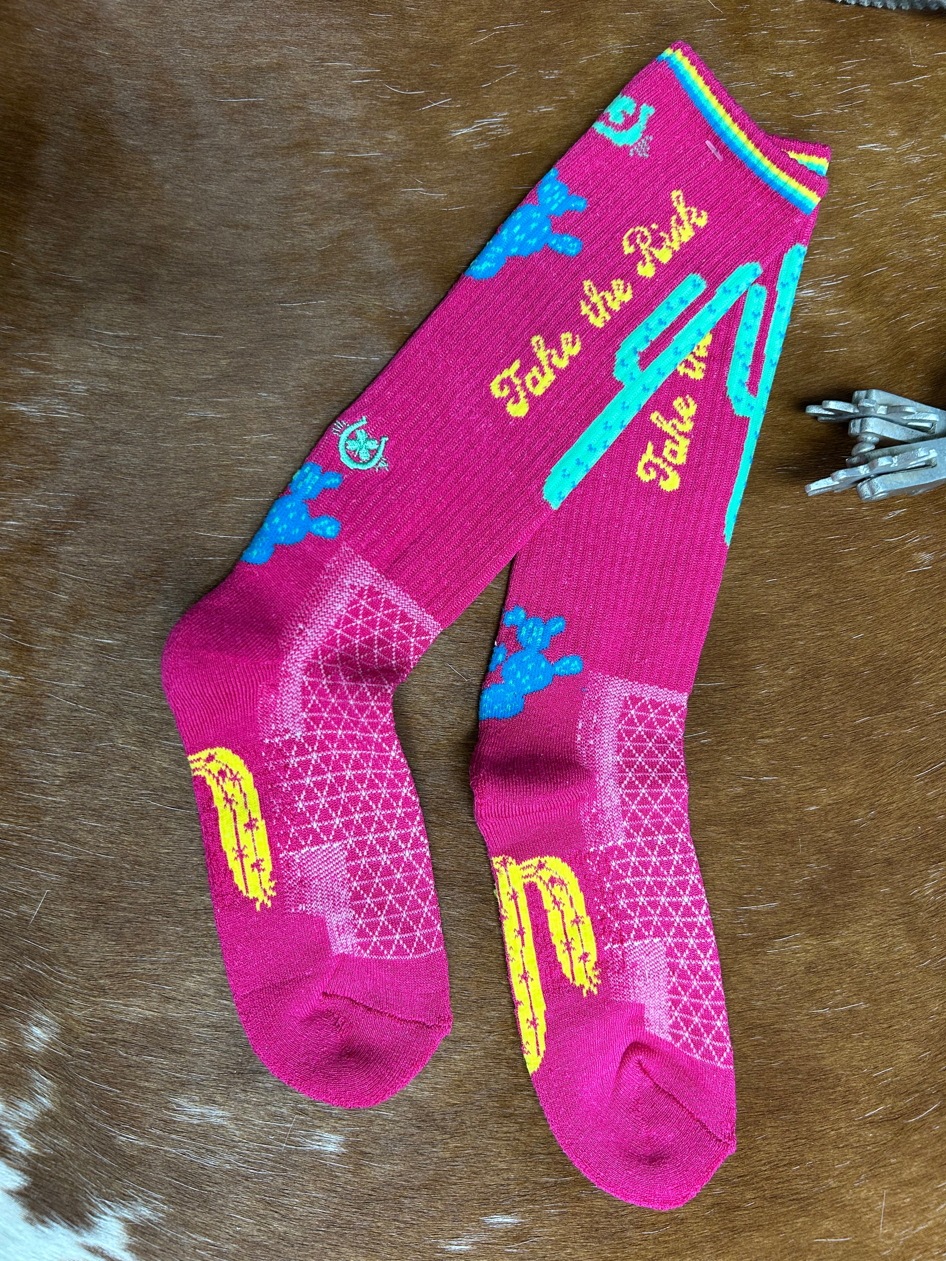 Lucky Chuck Socks ~ Take the Risk - Henderson's Western Store