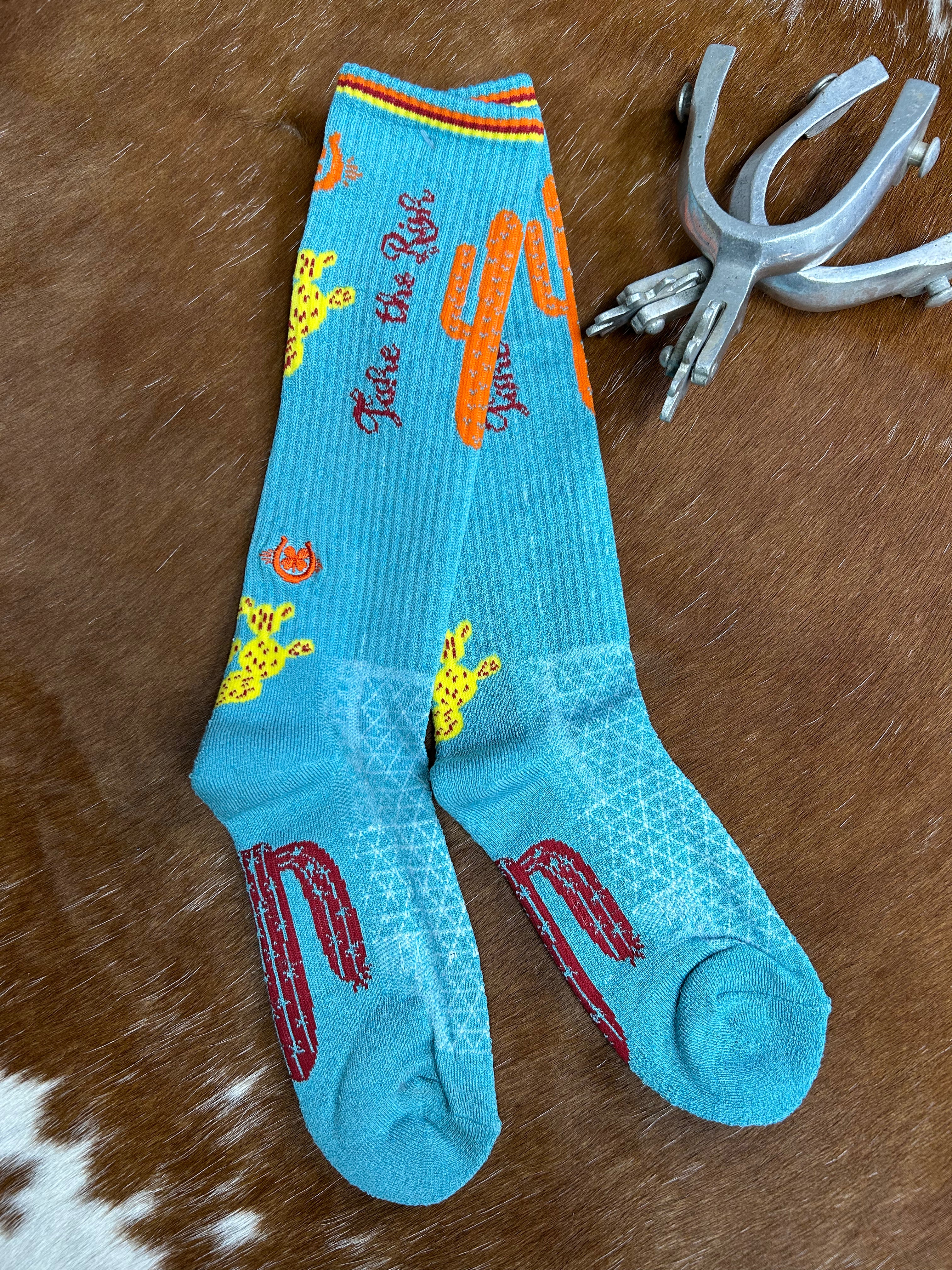 Lucky Chuck Socks ~ Take the Risk - Henderson's Western Store