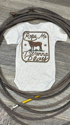 Rope Me I Wanna Play Onesie - Henderson's Western Store