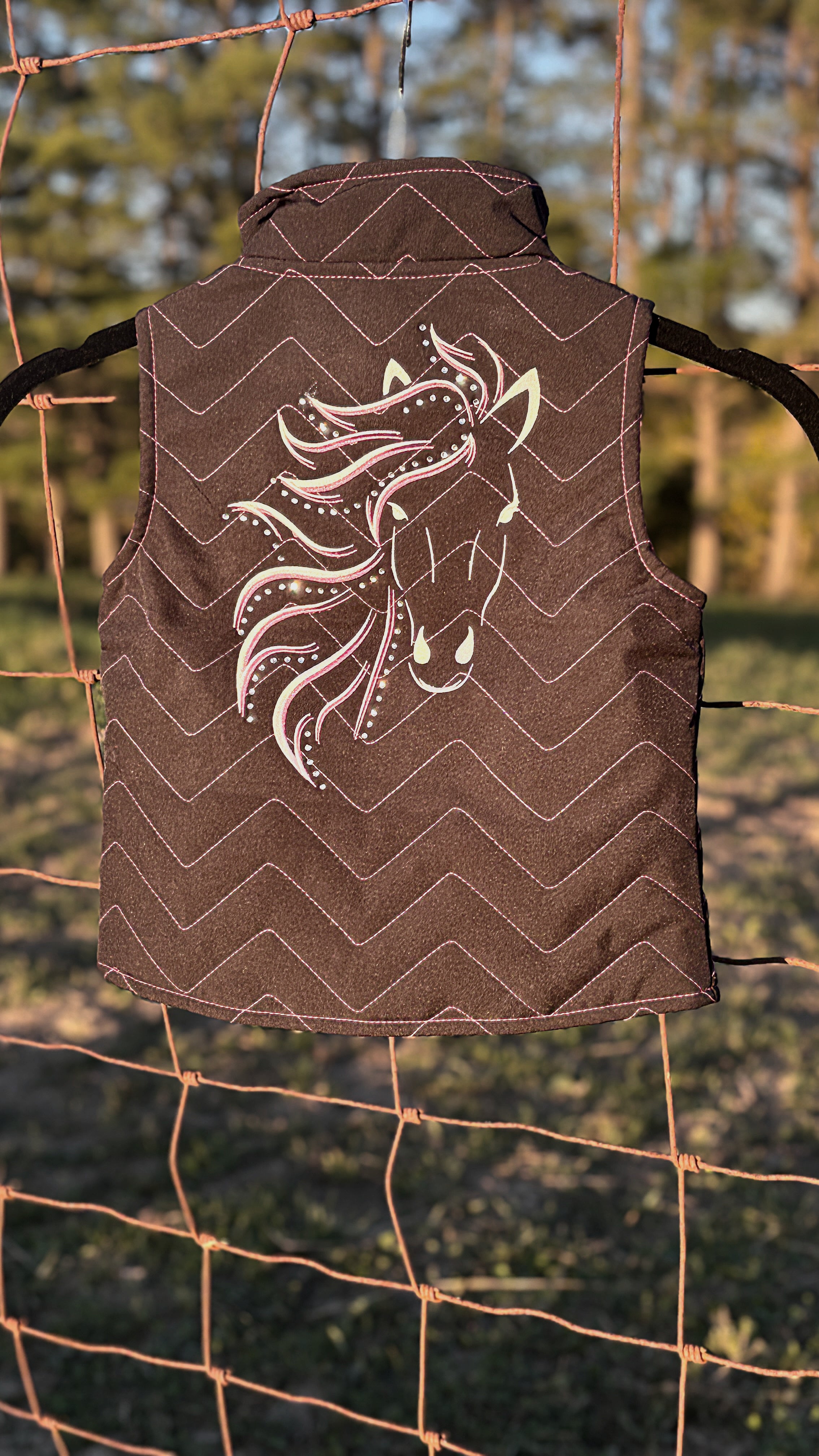 Cowgirl Hardware Quilted Vest - Henderson's Western Store