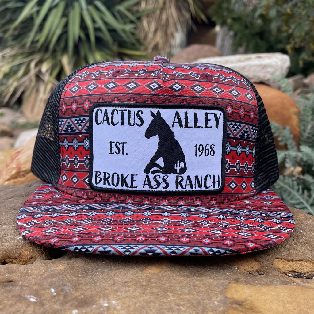 Donkey Cap ~ Red/Black