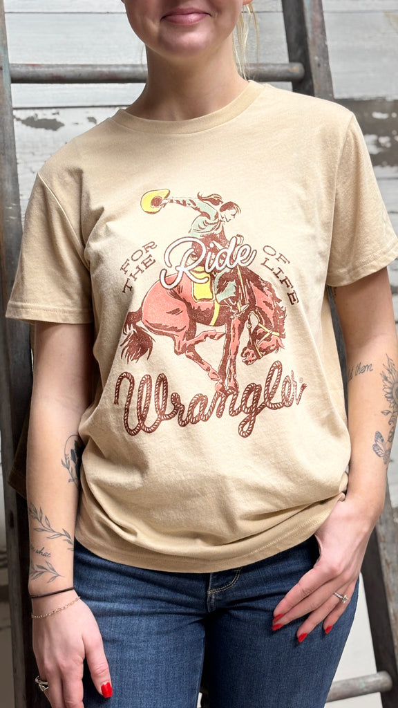 For The Ride of Life Tee by Wrangler