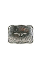 Texas LongHorn Belt Buckle - Henderson's Western Store