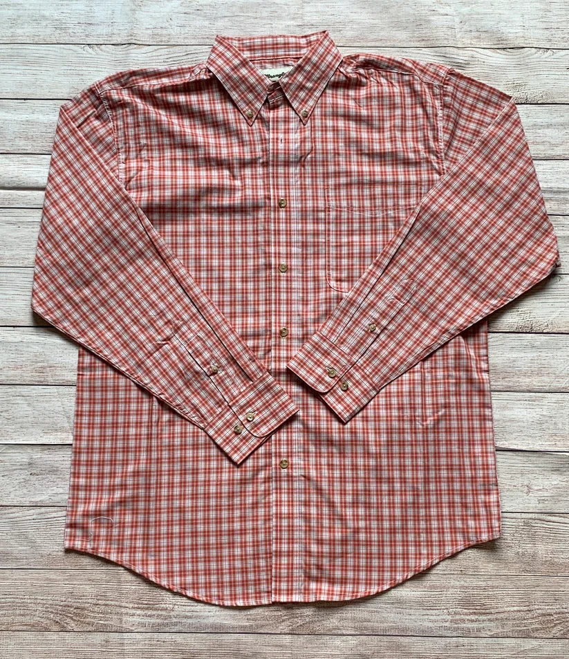 Men's Wrangler Riata ~ Red Plaid - Henderson's Western Store