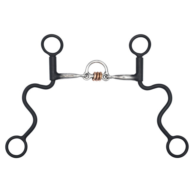 Long Shank Bit W/Copper Rollers - Henderson's Western Store