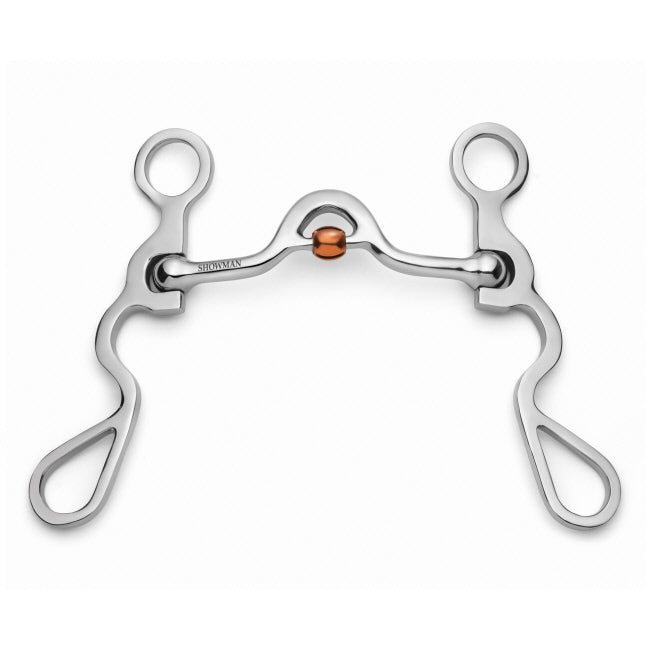 S Shank W/Smooth Low Port Copper Rollers - Henderson's Western Store