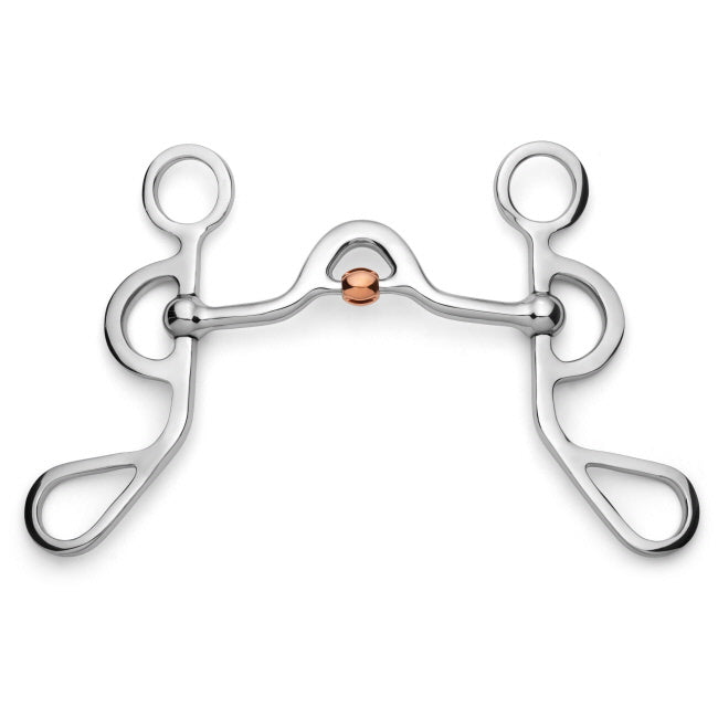 Argentine Shank W/Smooth Low Port Copper Rollers - Henderson's Western Store