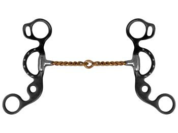 Short Shank Twisted Copper Wire Snaffle - Henderson's Western Store