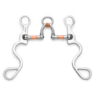 Long S Shank W/Copper Wrapped Ported Rollers - Henderson's Western Store