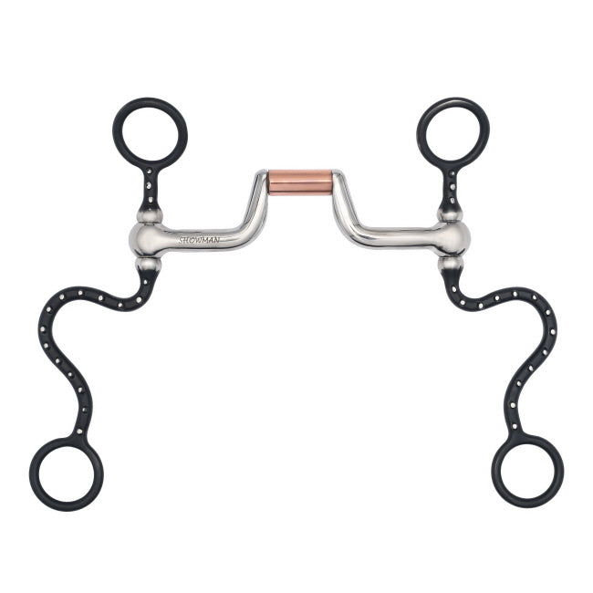 S Shank Low Port Copper Roller Hinge Bit - Henderson's Western Store