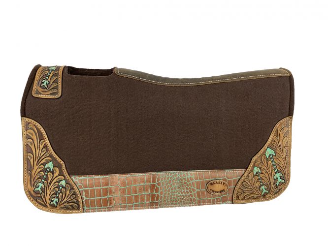 Klassy Cowgirl Brown Felt Pad ~ Arrow - Henderson's Western Store