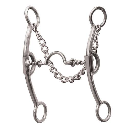 Derby Snaffle Bit ~ Twisted Low Port - Henderson's Western Store